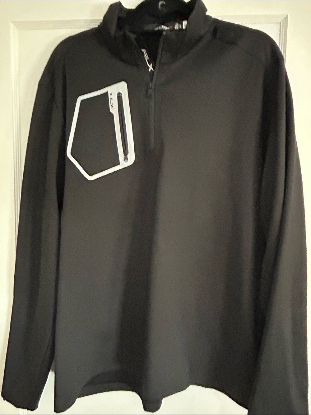 Ralph Lauren X Men's Black Quarter-Zip Performance Sweater nwot